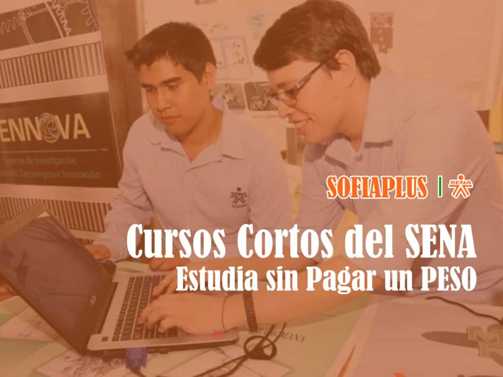 Cursos cortos del SENA sofia plus